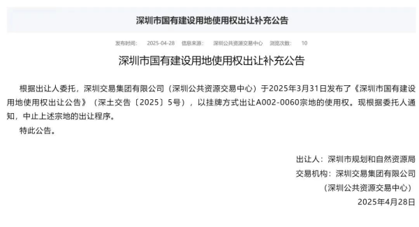 股票市场配资 开拍前48小时撤拍，百亿元预期的深圳宝中“黄金地块”，会调规后再上架吗？